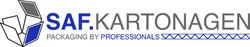 {picture title} SAF Kartonagen Logo - Reference for sustainable industrial power supply.
